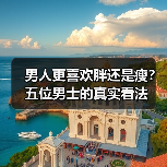 男人更喜欢胖还是瘦？五位男士的真实看法（图3）