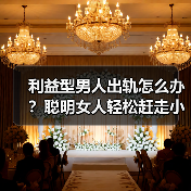 利益型男人出轨怎么办？聪明女人轻松赶走小三（图2）