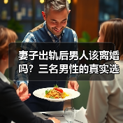 妻子出轨后男人该离婚吗？三名男性的真实选择揭示真相（图4）