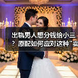 出轨男人想分钱给小三？原配如何应对这种