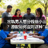 出轨男人想分钱给小三？原配如何应对这种