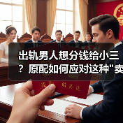 出轨男人想分钱给小三？原配如何应对这种