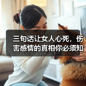 三句话让女人心死，伤害感情的真相你必须知道（图2）
