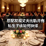 原配发现丈夫出轨并有私生子该如何抉择（图2）