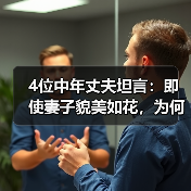 4位中年丈夫坦言：即使妻子貌美如花，为何仍选择出轨？（图1）