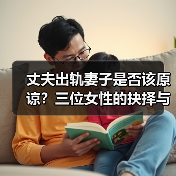 丈夫出轨妻子是否该原谅？三位女性的抉择与真相（图1）