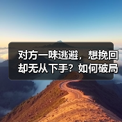 对方一味逃避，想挽回却无从下手？如何破局？（图2）