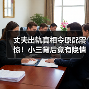 丈夫出轨真相令原配震惊！小三背后竟有隐情（图1）