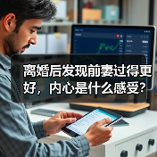 离婚后发现前妻过得更好，内心是什么感受？（图4）