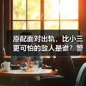 原配面对出轨，比小三更可怕的敌人是谁？警惕这些陷阱（图1）