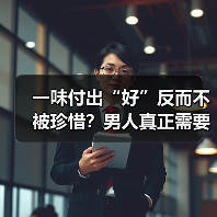 一味付出“好”反而不被珍惜？男人真正需要的是什么？（图2）