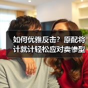 如何优雅反击？原配将计就计轻松应对卖惨型小三（图2）