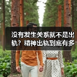 没有发生关系就不是出轨?精神出轨到底有多危险?(图2) 没有发生关系就不是出轨?精神出轨到底有多危险?(图2)