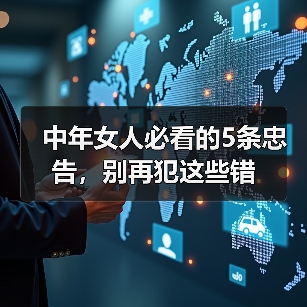 中年女人必看的5条忠告,别再犯这些错(图4) 中年女人必看的5条忠告,别再犯这些错(图4)