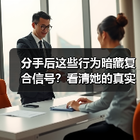 分手后这些行为暗藏复合信号?看清她的真实态度!(图4) 分手后这些行为暗藏复合信号?看清她的真实态度!(图4)