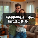 婚姻中纵容这三件事,结局注定崩溃?(图1) 婚姻中纵容这三件事,结局注定崩溃?(图1)