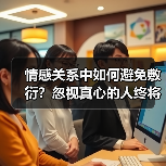 情感关系中如何避免敷衍？忽视真心的人终将离开（图1）