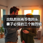 出轨后别再等他回头，妻子必懂的三个挽回婚姻道理（图4）