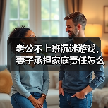 老公不上班沉迷游戏,妻子承担家庭责任怎么办?(图3) 老公不上班沉迷游戏,妻子承担家庭责任怎么办?(图3)