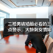 二婚男结婚前必看的三点警示,大龄剩女慎嫁(图2) 二婚男结婚前必看的三点警示,大龄剩女慎嫁(图2)