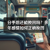 分手后还能挽回吗？多年感情如何正确挽回（图1）