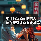 中年背叛原配的男人，晚年是否终将自食其果？（图1）