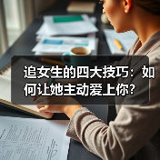 追女生的四大技巧：如何让她主动爱上你？（图4）