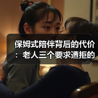 保姆式陪伴背后的代价:老人三个要求遭拒的真相(图3) 保姆式陪伴背后的代价:老人三个要求遭拒的真相(图3)