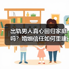 出轨男人真心回归家庭吗?婚姻信任如何重建(图3) 出轨男人真心回归家庭吗?婚姻信任如何重建(图3)