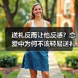 送礼反而让他反感?恋爱中为何不该轻易送礼物(图1) 送礼反而让他反感?恋爱中为何不该轻易送礼物(图1)