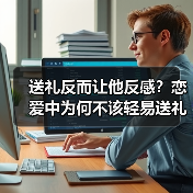 送礼反而让他反感?恋爱中为何不该轻易送礼物(图3) 送礼反而让他反感?恋爱中为何不该轻易送礼物(图3)