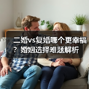 二婚vs复婚哪个更幸福?婚姻选择难题解析(图4) 二婚vs复婚哪个更幸福?婚姻选择难题解析(图4)