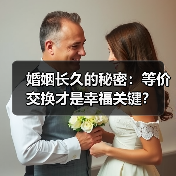 婚姻长久的秘密:等价交换才是幸福关键?(图3) 婚姻长久的秘密:等价交换才是幸福关键?(图3)