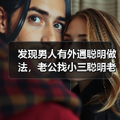 发现男人有外遇聪明做法，老公找小三聪明老婆做法
