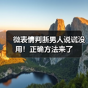 微表情判断男人说谎没用!正确方法来了(图3) 微表情判断男人说谎没用!正确方法来了(图3)