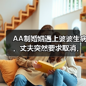 AA制婚姻遇上婆婆生病,丈夫突然要求取消,真相让人意外(图3) AA制婚姻遇上婆婆生病,丈夫突然要求取消,真相让人意外(图3)