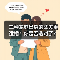 三种家庭出身的丈夫更适婚?你是否选对了?(图2) 三种家庭出身的丈夫更适婚?你是否选对了?(图2)