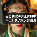 夫妻间哪些话比背叛更伤人?恶语伤人毁婚姻(图2) 夫妻间哪些话比背叛更伤人?恶语伤人毁婚姻(图2)