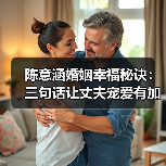 陈意涵婚姻幸福秘诀:三句话让丈夫宠爱有加(图3) 陈意涵婚姻幸福秘诀:三句话让丈夫宠爱有加(图3)