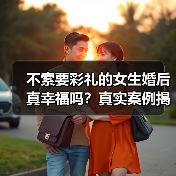 不索要彩礼的女生婚后真幸福吗？真实案例揭秘