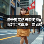 相亲男竟然当着闺蜜的面对我不尊重，请姑娘注意：细节能看出人品