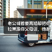 老公喊着要离婚却把你拉黑跟你父母谈，他是什么意思说明了什么？
