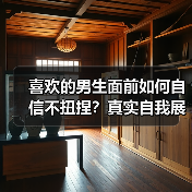 喜欢的男生面前如何自信不扭捏？真实自我展现方法