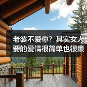 老婆不爱你?其实女人要的爱情很简单也很廉价,你爱她她也就爱你(图2) 老婆不爱你?其实女人要的爱情很简单也很廉价,你爱她她也就爱你(图2)