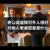 老公窝里横对外人很好对亲人老婆很差是什么原因?怎么改变他?(图1) 老公窝里横对外人很好对亲人老婆很差是什么原因?怎么改变他?(图1)
