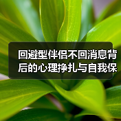 回避型伴侣不回消息背后的心理挣扎与自我保护真相(图1) 回避型伴侣不回消息背后的心理挣扎与自我保护真相(图1)