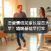 恋爱情侣见家长是否太早?婚姻基础早打牢(图3) 恋爱情侣见家长是否太早?婚姻基础早打牢(图3)