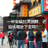 一吵架就拉黑删除,还应该相处下去吗?(图1) 一吵架就拉黑删除,还应该相处下去吗?(图1)
