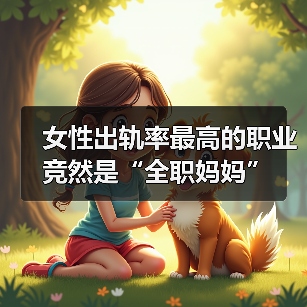 女性出轨率最高的职业竞然是“全职妈妈”(图3) 女性出轨率最高的职业竞然是“全职妈妈”(图3)