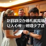 赵丽颖没办婚礼就离婚让人心疼:婚姻少了这两样东西很难维持(图3) 赵丽颖没办婚礼就离婚让人心疼:婚姻少了这两样东西很难维持(图3)